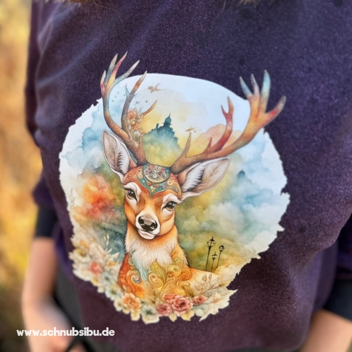 Bügelbild Fantasie-Tiere Hirsch